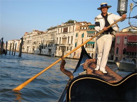 Gondel in Venetië